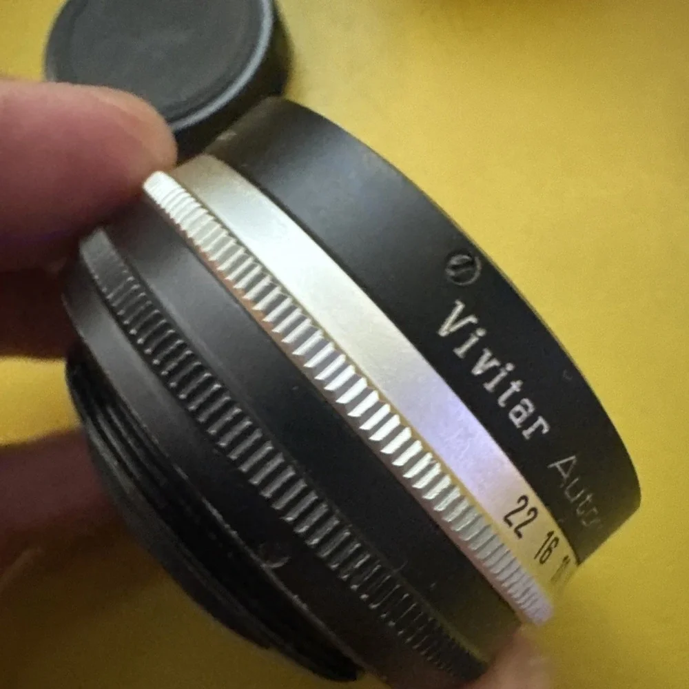 Vivitar Auto 2X Tele-Converter Model 2X-1 Lens With Original Leather Case